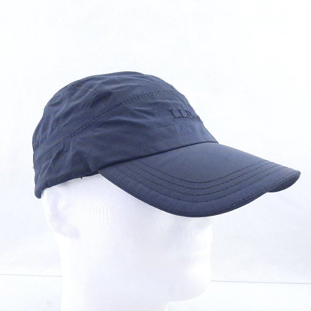 L.L. Bean Women's Nylon Water Resistant Mesh Hat Baseball Cap OS Black US